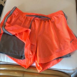 Nike Dri-Fit Mesh runner shorts with Spandex